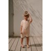 Baby's Short Sleeve Jumpsuit, Pink Stripes - Jumpsuits - 1 - thumbnail