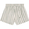 Chico Printed Swim Shorts, Green Stripes - Swim Trunks - 5