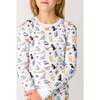 The Organic Long Sleeve Pajama Set, Cats - Pajamas - 2