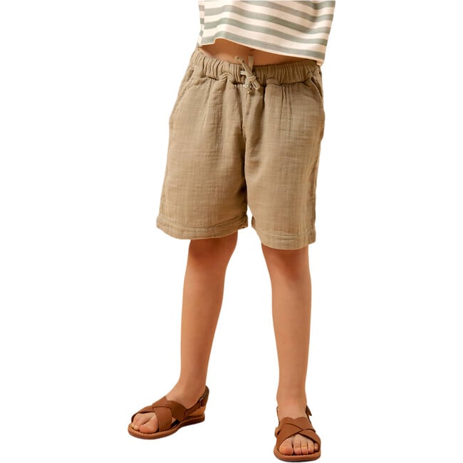 Basile Drawstring Bermuda Shorts, Sage - Shorts - 3