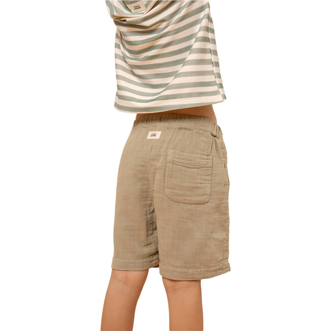 Basile Drawstring Bermuda Shorts, Sage - Shorts - 4