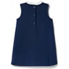 The Forever Front Bow Sleeveless Ruffle Collar Dress, Merchant Marine - Dresses - 2