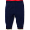 Baby Elastic Waist Back Pocket Sweater Pant, Merchant Marine - Pants - 1 - thumbnail