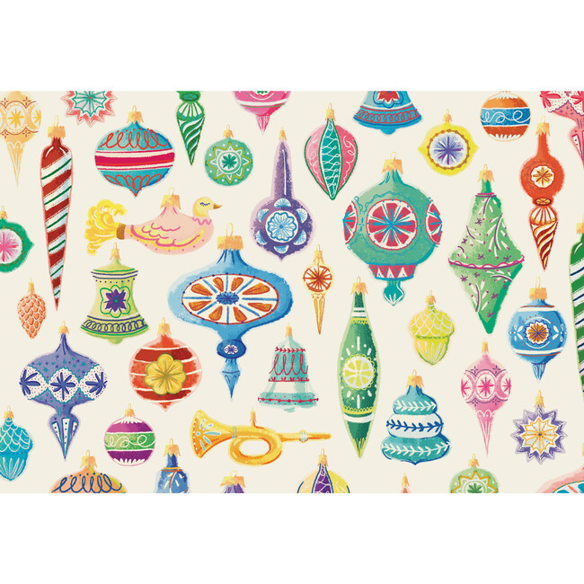 Ornaments Placemat, Set of 12
