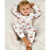 The Organic Long Sleeve Pajama Set, Firetrucks - Pajamas - 2