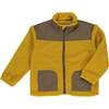 Husky Sherpa Zipper Jacket, Gold & Brown - Jackets - 1 - thumbnail