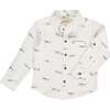 Atwood Woven Print Long Sleeve Shirt, Aviation - Shirts - 1 - thumbnail