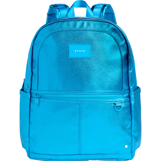 Kane Double Pocket Large Backpack, Blue