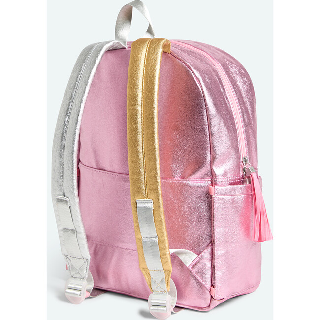 Kane Backpack, Pink/Silver - Backpacks - 4