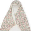 Toddler Large Cotton Print Plush Hooded Towel 42X47, Pressed Petals - Bath Towels - 1 - thumbnail