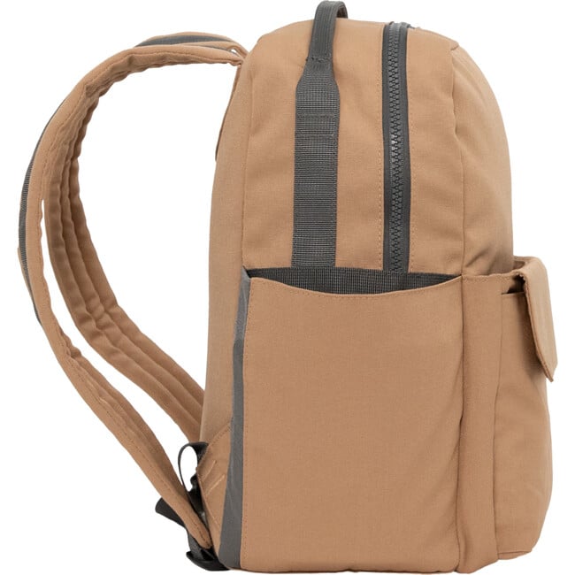 Mini Roo Magnetic Closure 13-Inch Laptop Backpack, Toffee - Bags - 3