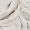 XL Cotton Muslin Throw-Size Quilt Blanket 60X72, Tan Gingham - Quilts - 3