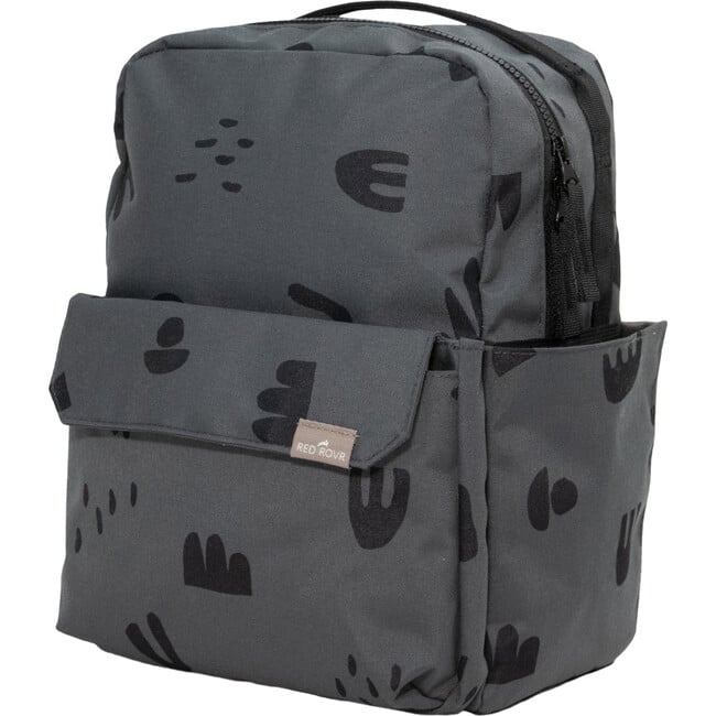 Mini Roo Magnetic Closure 13-Inch Laptop Backpack, Charcoal Doodle - Bags - 5