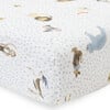 Cotton Print Muslin Standard-Size Crib Sheet, Party Animals - Crib Sheets - 2