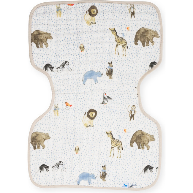 Cotton Muslin Multi-Layered Burp Cloth 14X21, Party Animals