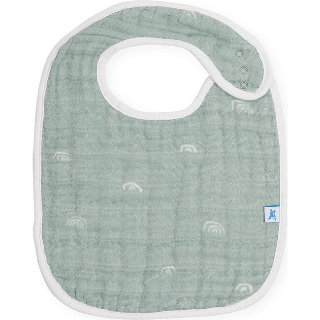 Cotton Muslin Multi-Layered Classic Snap-On Bib, Party Animals (Pack Of 3) - Bibs - 3