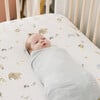 Cotton Print Muslin Standard-Size Crib Sheet, Party Animals - Crib Sheets - 7