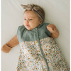 Cotton Muslin Quilt 2.6 TOG 2-Way Zipper Sleep Bag, Pressed Petals - Sleep Sacks - 2
