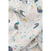 Baby Print Cotton Muslin Multi-Layered Quilt Blanket 30X40, Peacock - Quilts - 4