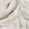 Baby Print Cotton Muslin Multi-Layered Quilt Blanket 30X40, Tan Gingham - Quilts - 3