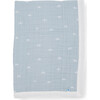 Baby Print Cotton Muslin Multi-Layered Quilt Blanket 30X40, Blue Rainbow - Quilts - 1 - thumbnail