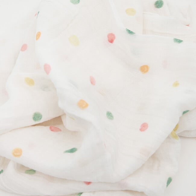 Multi-Purpose Hand-Painted Muslin Swaddle Set 47X47, Party Animals (Pack Of 3) - Swaddles - 6