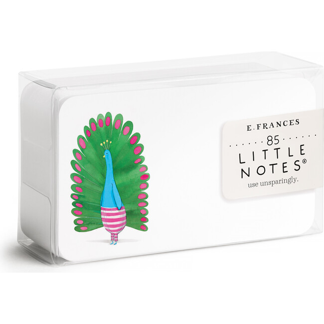 Set of 85 Little Notes, Peacock