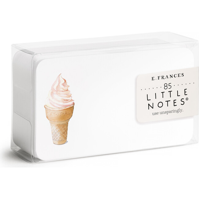 Set of 85 Little Notes, Ice Cream