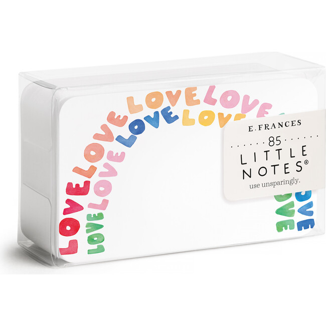 Set of 85 Little Notes, Love Rainbow