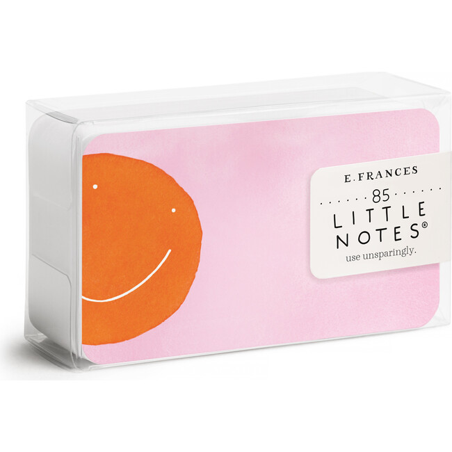 Set of 85 Little Notes, Orange Smiley