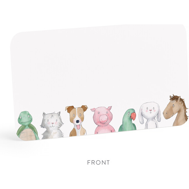 Set of 85 Little Notes, Animal Friends