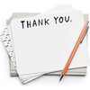 Set of 8 Flat Notecards, Thank You - Paper Goods - 1 - thumbnail