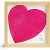 Pink Squeezed Heart Little Print - Art - 1 - thumbnail