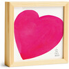 Pink Squeezed Heart Little Print - Art - 2