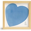 Blue Squeezed Heart Little Print, Blue - Art - 1 - thumbnail