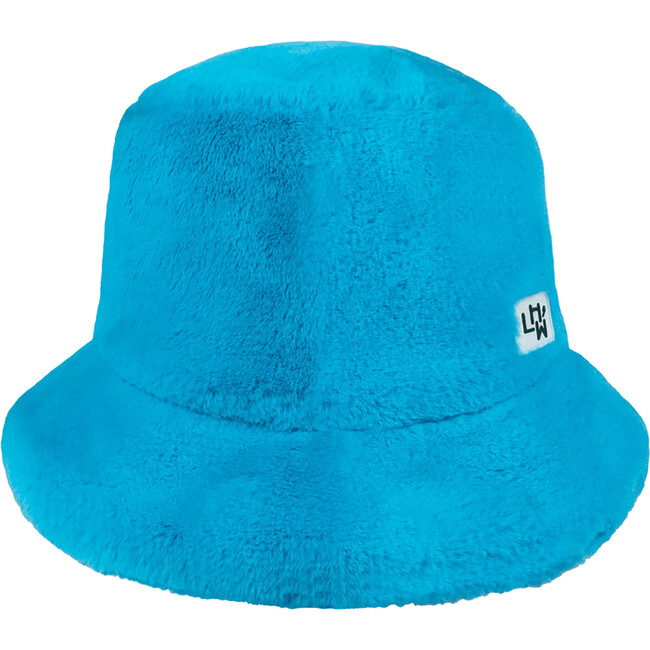 Fur Adventurer Hat, Turquoise