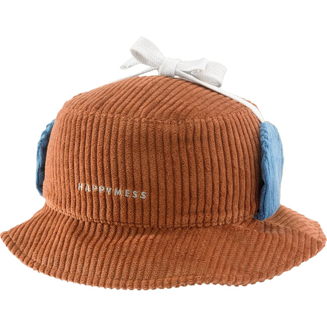 Corduroy Hat, Cocoa & Bluebird
