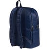 Kane Double Pocket Large Backpack, Blue Chevron Puffer - Backpacks - 3