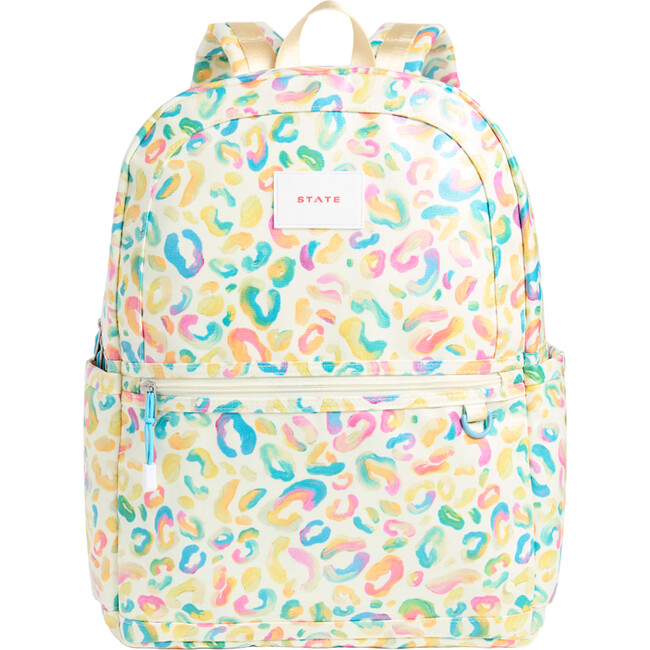 Kane Double Pocket Large Backpack, Painterly Animal - Backpacks - 1