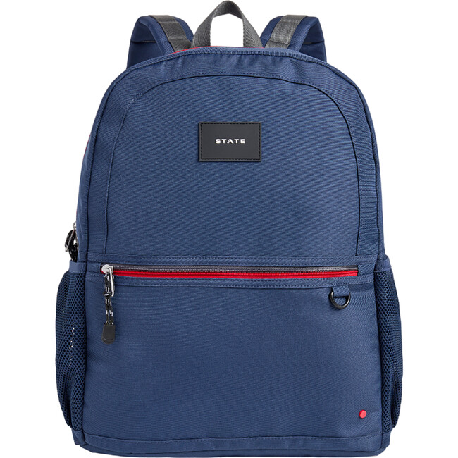 Kane Double Pocket Large Backpack, Navy