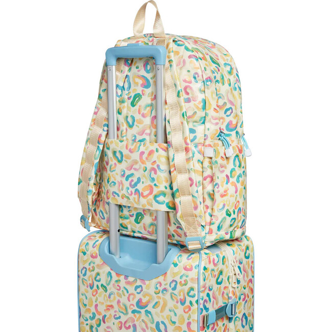 Kane Double Pocket Large Backpack, Painterly Animal - Backpacks - 3