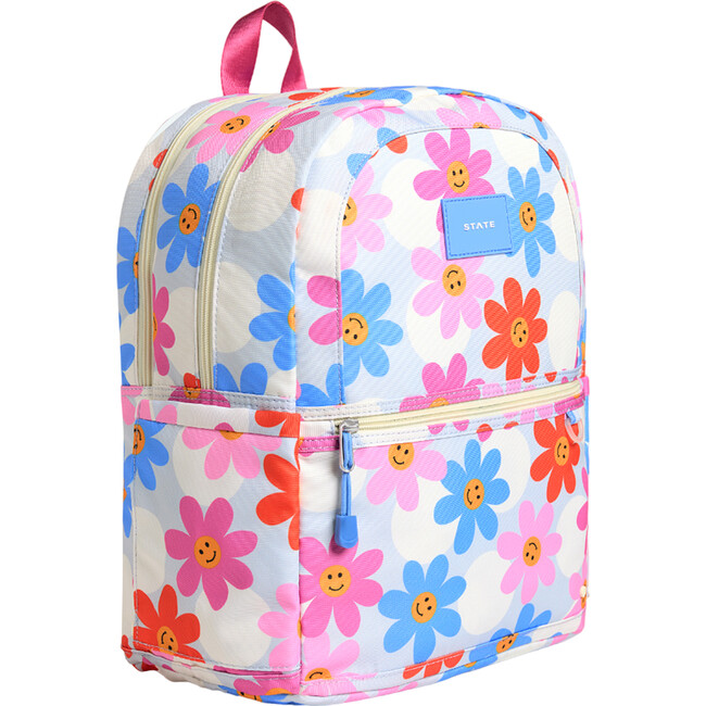 Kane Double Pocket Backpack, Daisies - Backpacks - 2