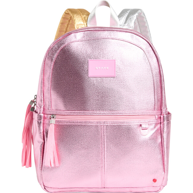 Kane Backpack, Pink/Silver