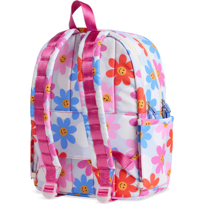 Kane Double Pocket Backpack, Daisies - Backpacks - 3