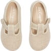 Pedro Canvas Baby T-Bar Espadrille, Sand - Espadrilles - 1 - thumbnail