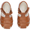 Toledo Leather Toddler Sandal, Tan - Sandals - 1 - thumbnail