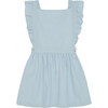 Hebe Linen Mix Skirt, Light Blue - Skirts - 1 - thumbnail