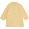 Henrietta Wool Coat, Lemon - Wool Coats - 1 - thumbnail