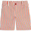 Romo Cotton Shorts, Red - Shorts - 1 - thumbnail