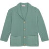 Selvas Cotton Knit Cardigan, Sage - Cardigans - 1 - thumbnail